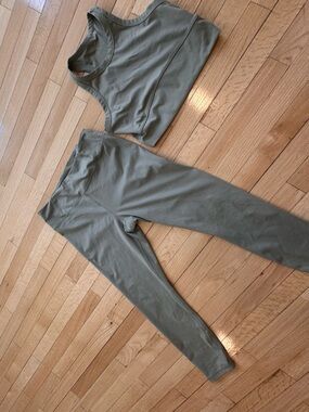 Harmony & Balance 2-Piece Tank & Leggings Womens Active Wear Set